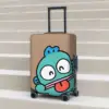 Custom Hangyodon Funny Suitcase Cover Vacation Strectch Luggage Case Travel Protection 1