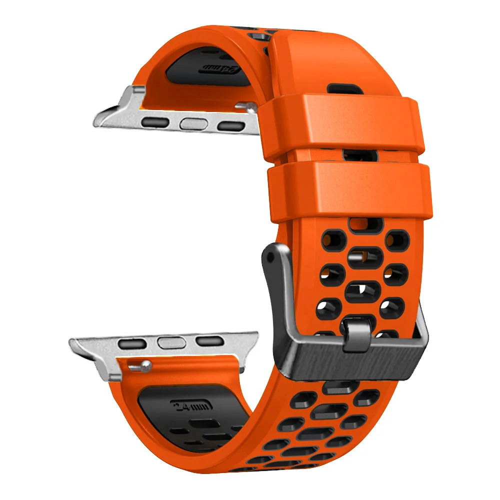Breathable Sports Silicone Watchband Bracelet