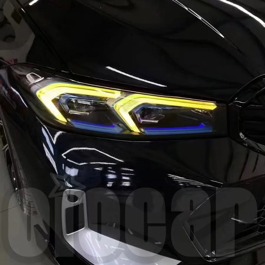 

oiomotors CSL Style Lemon Yellow DRL Daytime Running Lights LED Module for 2023 Year BMW 3Series G20 LCI G21