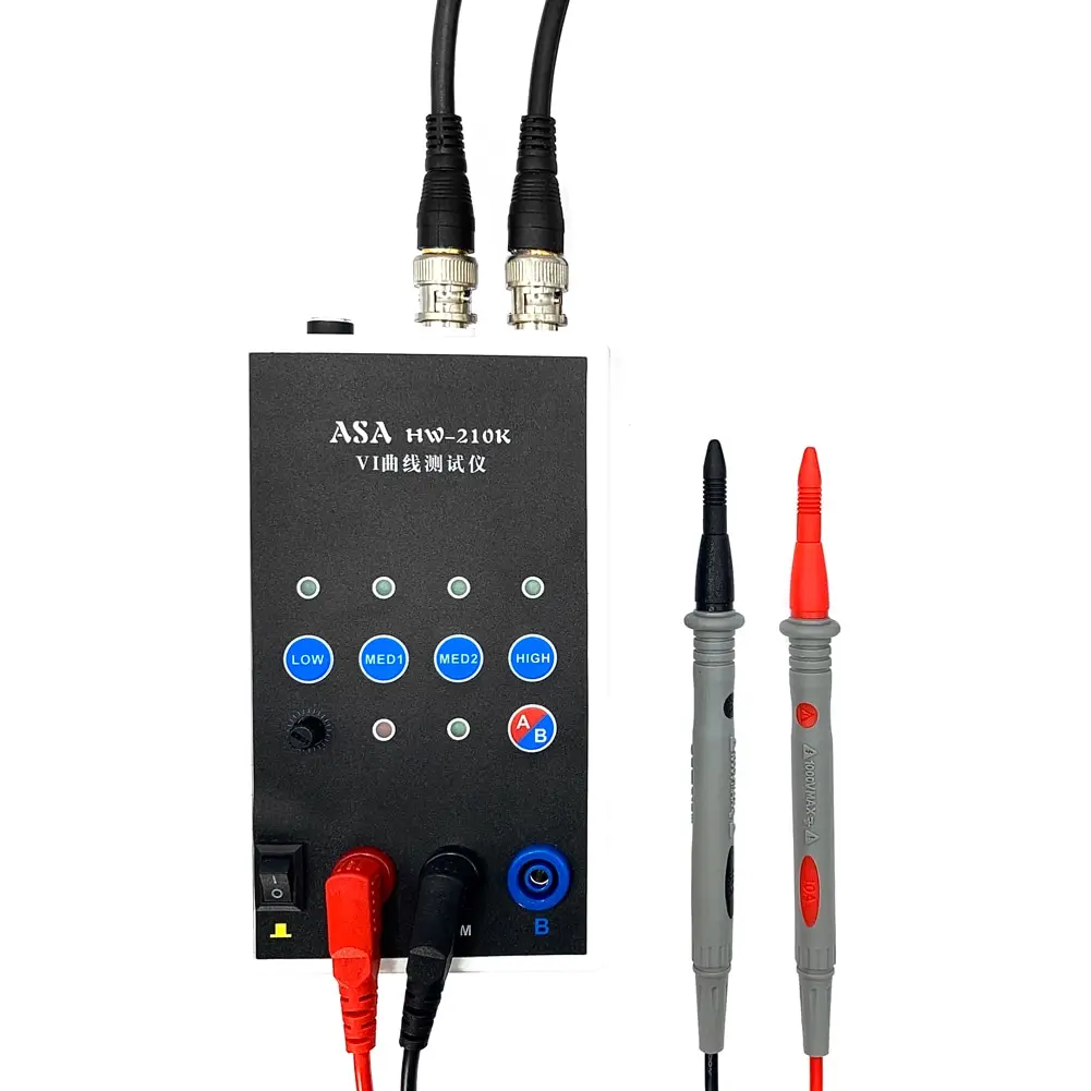 HW-210K Dual-channel VI Curve Tester Handheld Circuit Board Online Detection ASA Tester 4 Gear Frequency Alternating Speed frequency counter tester