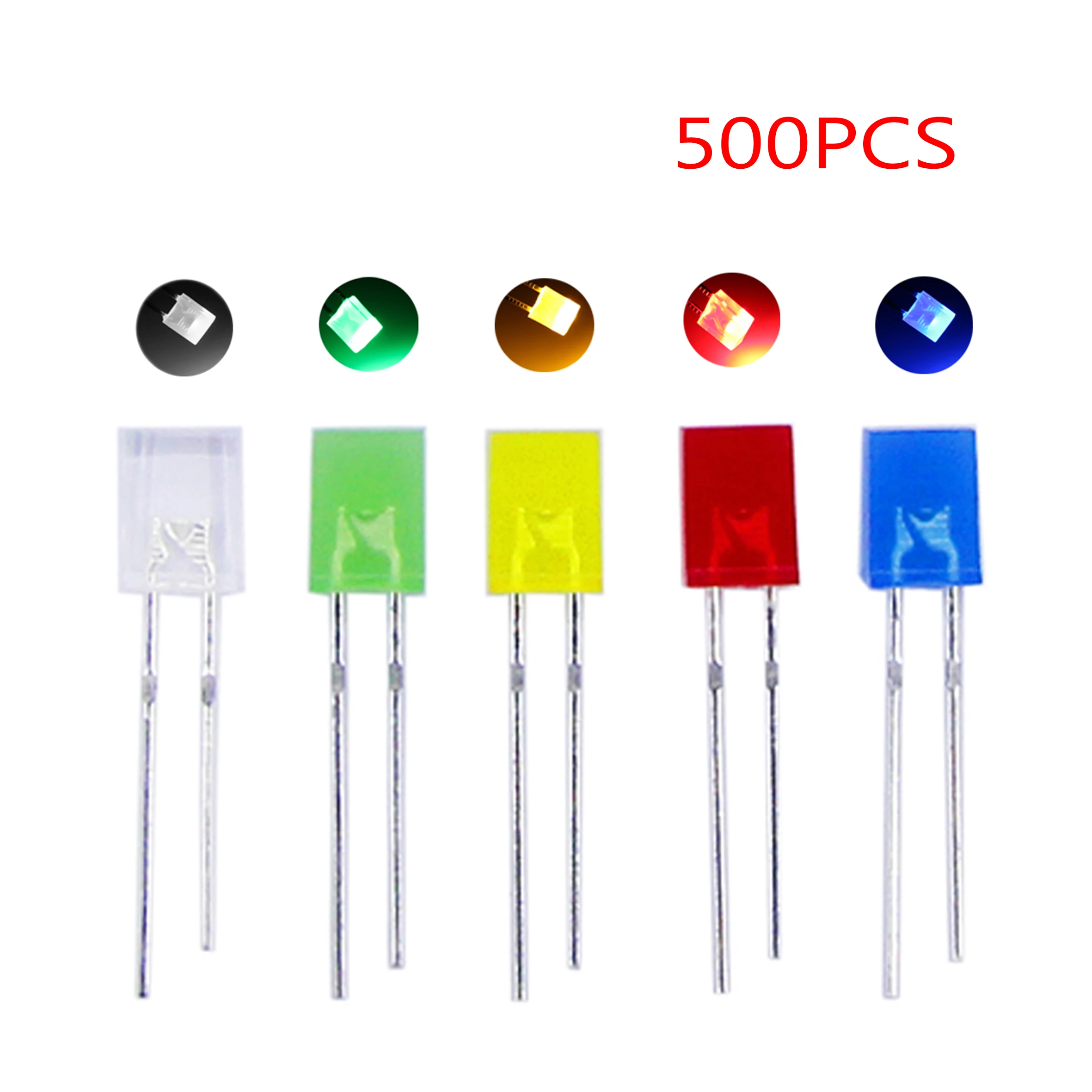 ตัวเลือกสินค้า ชุด DIY โคมไฟ LED 5 สี 2x3x4 สแควร์ ส่วนประกอบครบเซ็ต