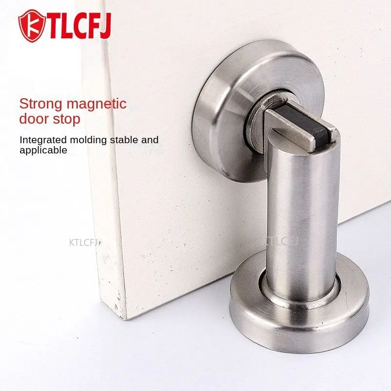 

KTLCFJ Magnetic Non-Punch Promotion Home Wall Door Stopper Magnetic Holder Stainless Steel Stainless Wholesale Floor Absorb