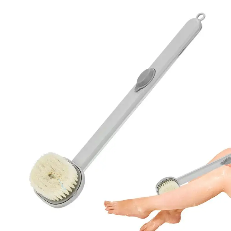 

Long Handle Liquid Bath Brush Bathroom Body Brushes Back Body Bath Shower Exfoliating Scrubber For Skin Cleaning Accessories