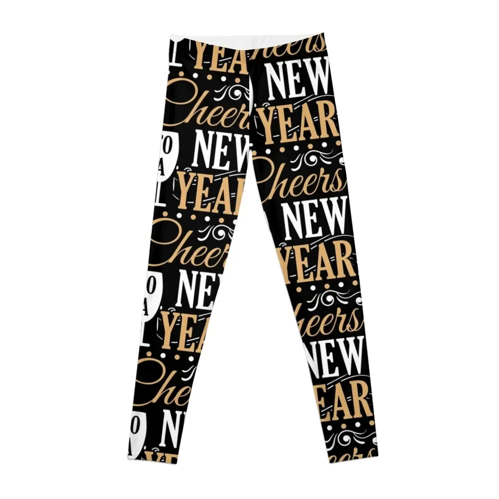 

Cheers To A New Year Welcome 2019 New Year's Eve Gift Leggings Fitness clothing gym wear for physical Womens Leggings