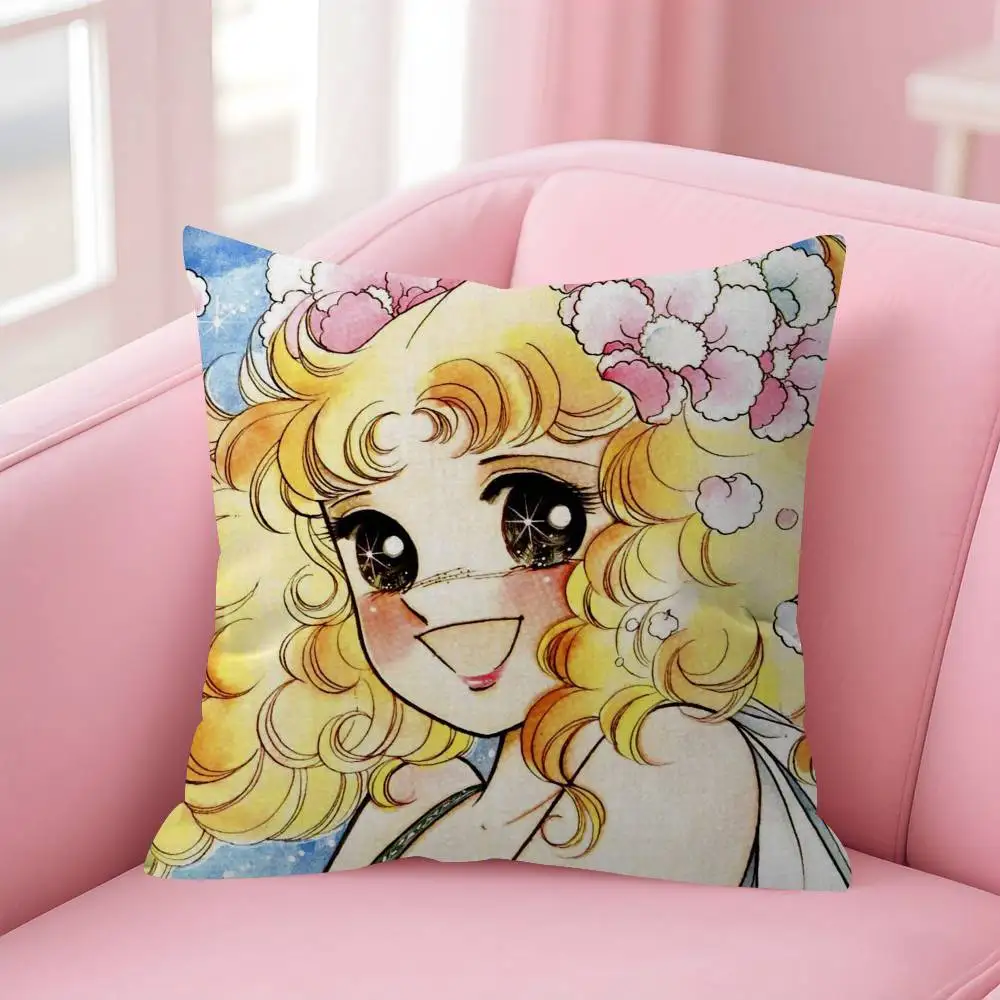 Anime C-candy Niedliche Candy Kissenbezüge im Farmhouse-Stil für Couch-Dekorationen – Detail 11