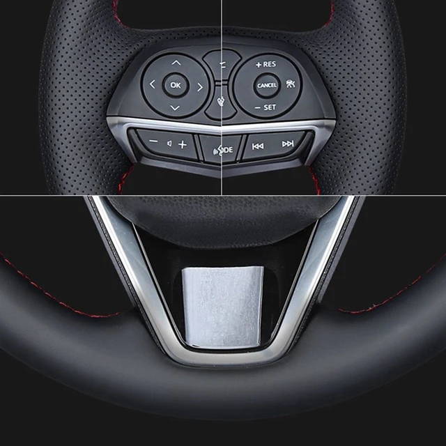BMW 차량용 안전하고 편안한 운전 경험을 위한 미끄럼 방지 가죽 핸들 커버