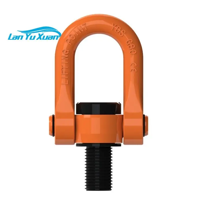 rotating ring central pull marine hardware swivel shackle YDS-M12 yumo slip ring sr2578 2p2s 4wires rotating through bore ring connector