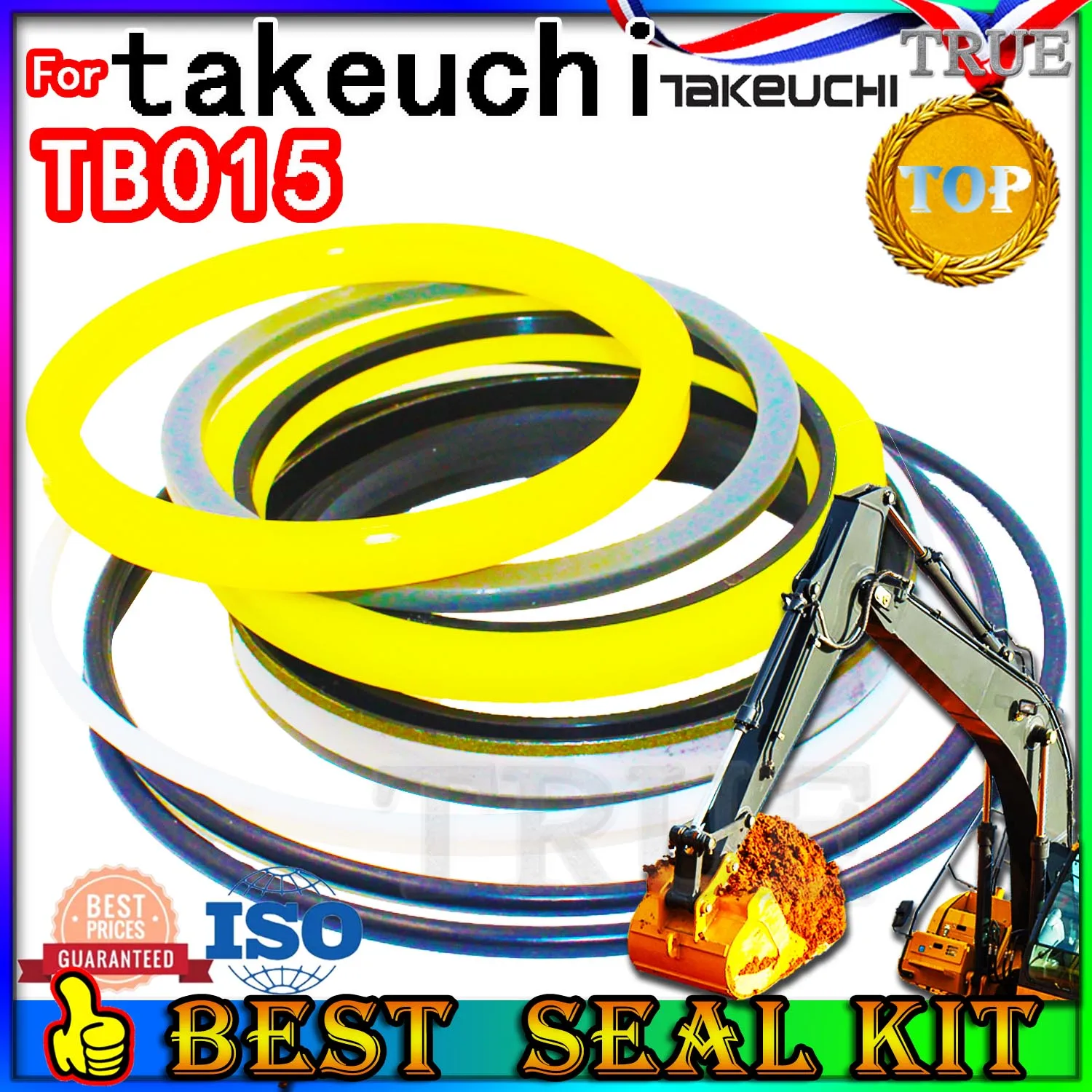 

For TAKEUCHI TB015 Oil Seal Excavator Repair Kit Boom Bucket Arm Hydraulic Cylinder Planetary Axle Parts Track Shaft Gear box