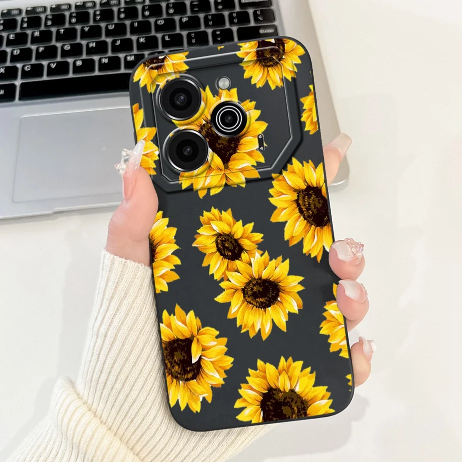 Tecno Pova 6 Pro Candy Painted Soft TPU Phone Case - New Fashion Bumper Cover