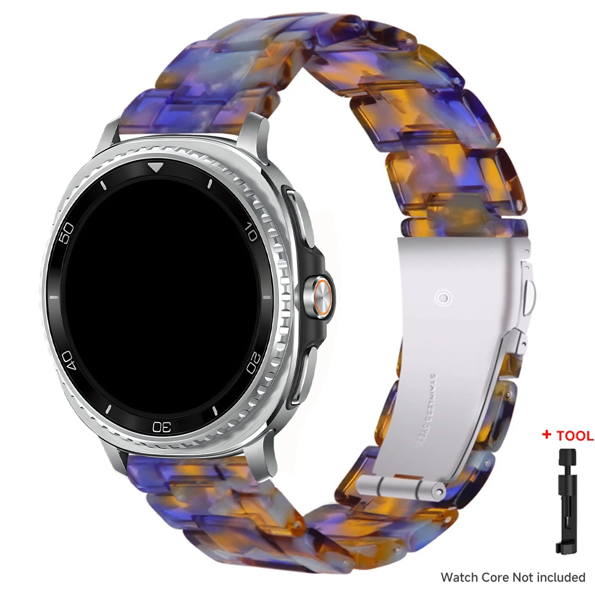 Transparent Resin Band Strap for Women – Stylish Bracelet for Watches