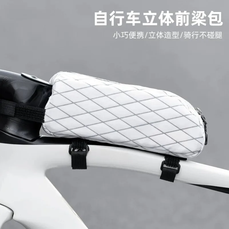 자전거 가방 상단 튜브 가방, 좁은 측면 프론트 빔 가방, 산악 자전거 대용량 수납 가방, 사이클링 장비