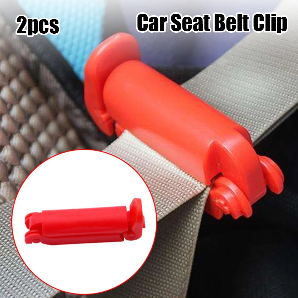 

Car Seat Safety Belt Clip Red Replacement Elasticity Regulator Fastener Parts Safety Belt Buckle Accessory Adjust