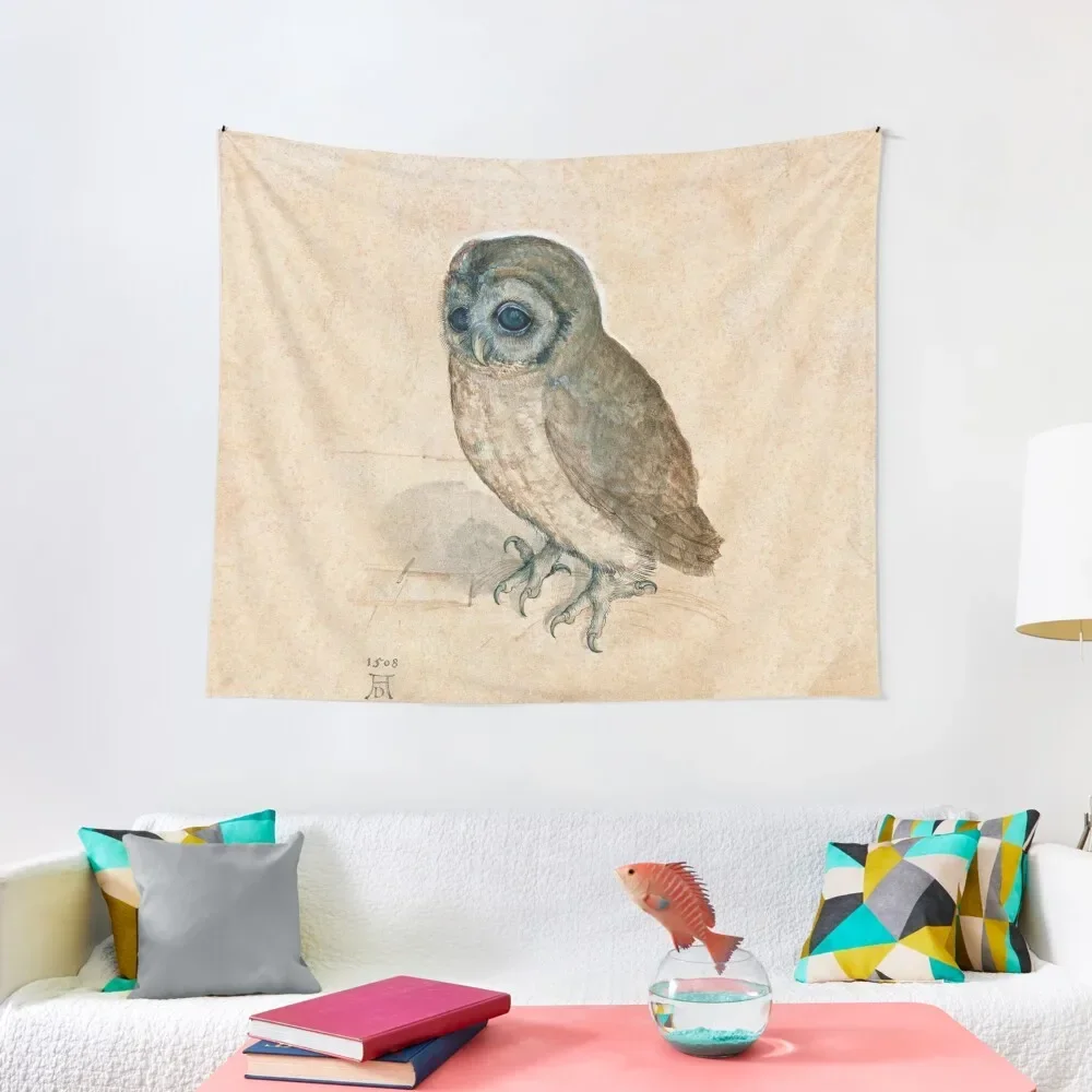 

THE OWL Antique Animal Drawings Tapestry Decor For Room Wall Hanging Tapestry