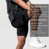 GASP Shorts Muscle Brothers Summer Sports Breathable Men's Shorts Loose Training Bodybuilding Gym Outdoor Sports Wear 4