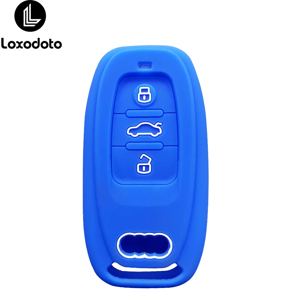 TPU Car Key Case Cover Shell Holder for Audi A3 A4 B9 A5 A6 A8 E-tron Q3 Q5 Q7 8S 8W C8 D5 4M