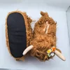 Highland Cow Plush Slippers with Sock Women Men Fluffy Cattle Slipper Warm Soft House Animals Shoes Christmas Birthday Gifts 6