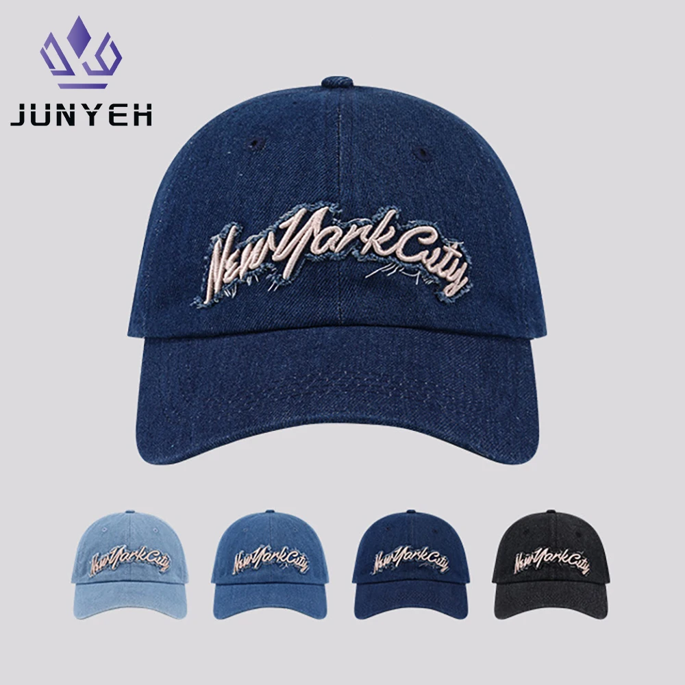 

New Cowboy Hat Embroidered Letter Vintage Autumn/Winter Caps Cotton High Quality Baseball Cap For Men And Women Couple Hats