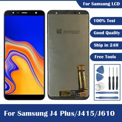 100% Test Pour Samsung J4 + J415 SM-J415F J415G J415JoyLCD Écran LCD Remplacement Pour Galaxy J4 Plus J610 J6 Écran LCD