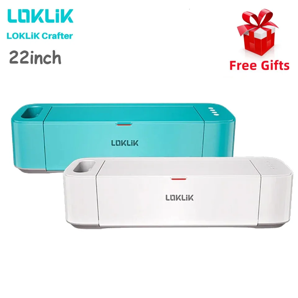 LOKLiK Crafter By HTVRONT – Taglierina Vinile Per Hobbistica, Taglia Oltre 100 Materiali, Connessione Bluetooth