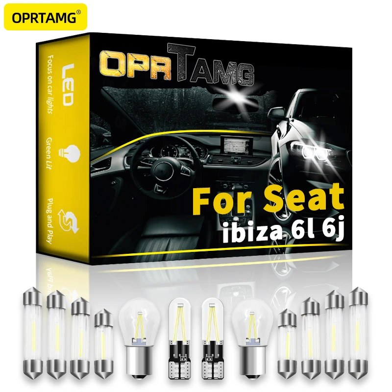 OPRTAMG Canbus Interior LED For Seat Ibiza 6L 6J 6P 6K 6F 6K2 MK2 MK3 MK4  MK5 FR 2000 2004 2005 2011 2018 2019 2021 Accessories| | - AliExpress