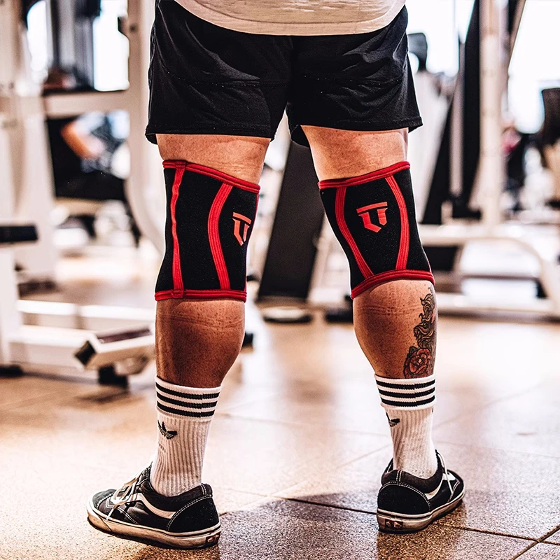 Ginocchiere In Neoprene Per Powerlifting Viola - Supporto Per Squat Crossfit E Sollevamento Pesi