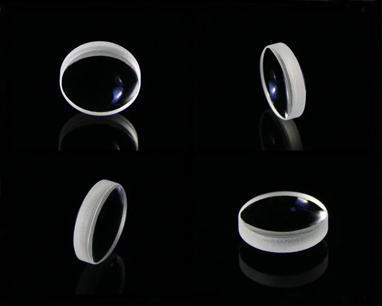AR 코팅 비구면 평면 볼록 유리 레이저 렌즈, 직경 5mm 초점 거리 6.2mm, 8mm, 10mm, 2 개