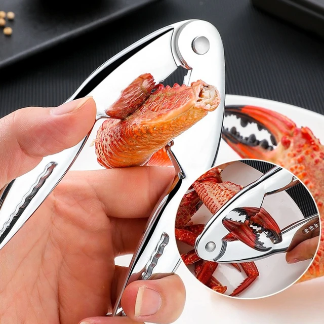 Seafood Tools Multi functional Zinc Alloy Claws Crab Needles Crab Scissors Kitchen Seafood Tools 3