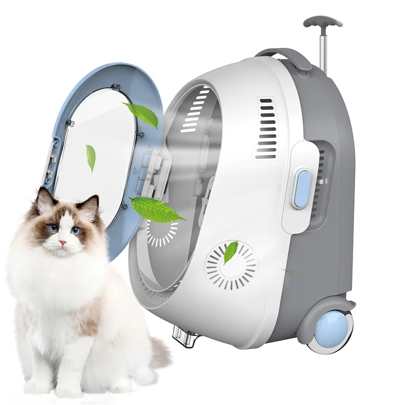 2023 Nuova Vendita Calda Espandibile Trasparente Bubble Space Capsule Pet Cat Carrier Su Ruote Zaino Pet Travel Carrier Bag
