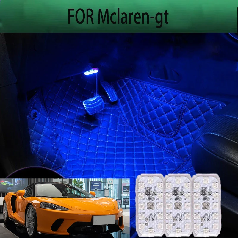 

FOR Mclaren-gt LED Car Interior Ambient Foot Light Atmosphere Decorative Lamps Party decoration lights Neon strips