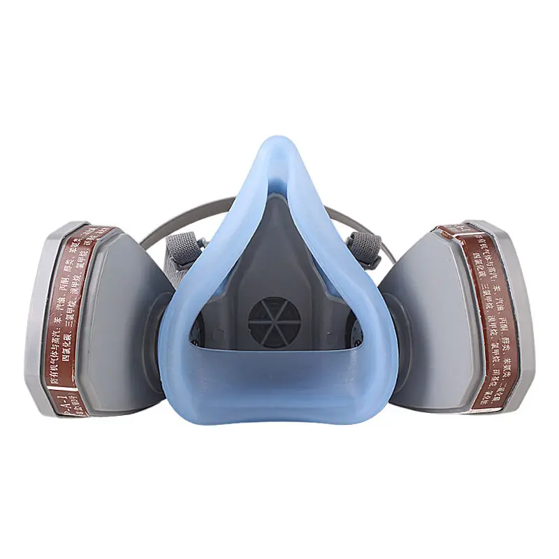 HD Anti-Fog Goggles 7502 Painting Spraying Gas Mask Chemicals Safety Work Gas Mask Proof Dust Face Respirator