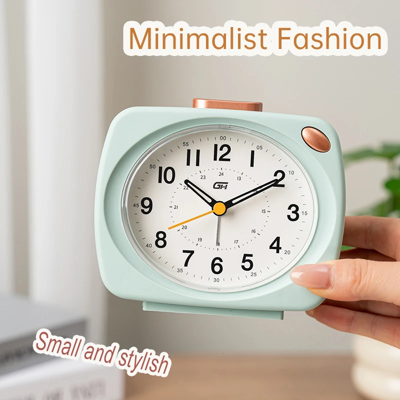 Modern Music Alarm Clock with Snooze and Night Light Functions - Perfect School Season Gift