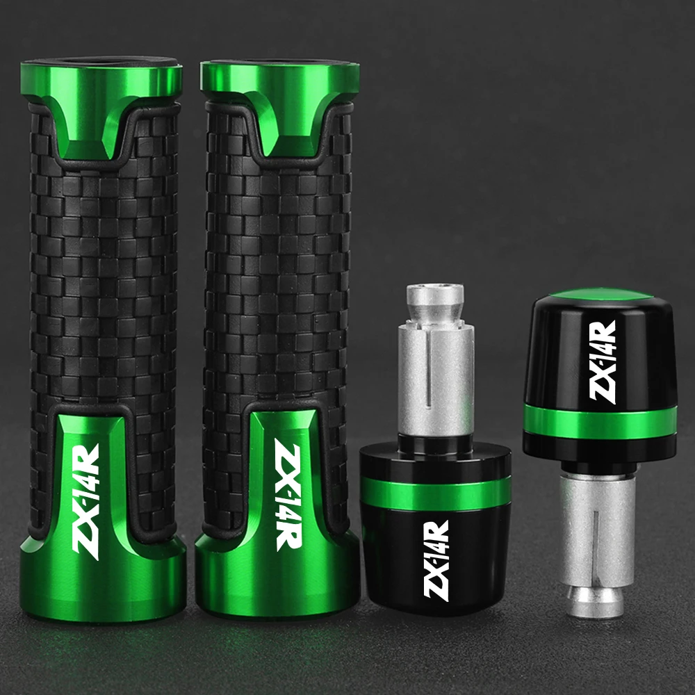 

For kawasaki ZX14R ZX 14R ZX-14R 2006-2016 2015 2014 2013 2012 Motorcycles CNC Handlebar Grips Slider Cap Plug Aluminum Bar End