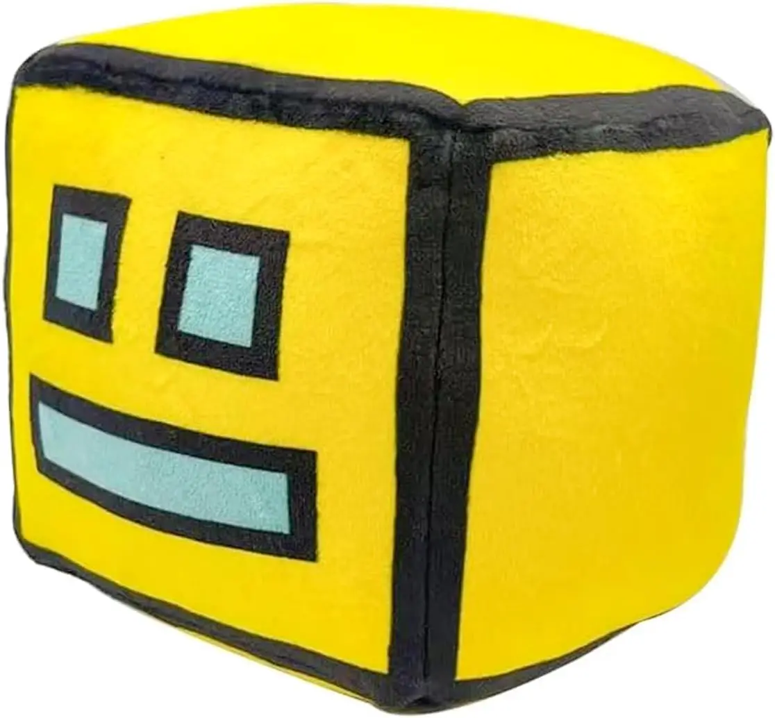 Geometry Plush Toy Cube Volume Wood Stuffed Animal Plushie Doll Toys for Kids and Gaming Fans Children's Day Birthday Gift 5