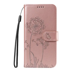 Dandelion Design Wallet Flip Leather Phone Case Cover - Motorola Moto E30 (PK)