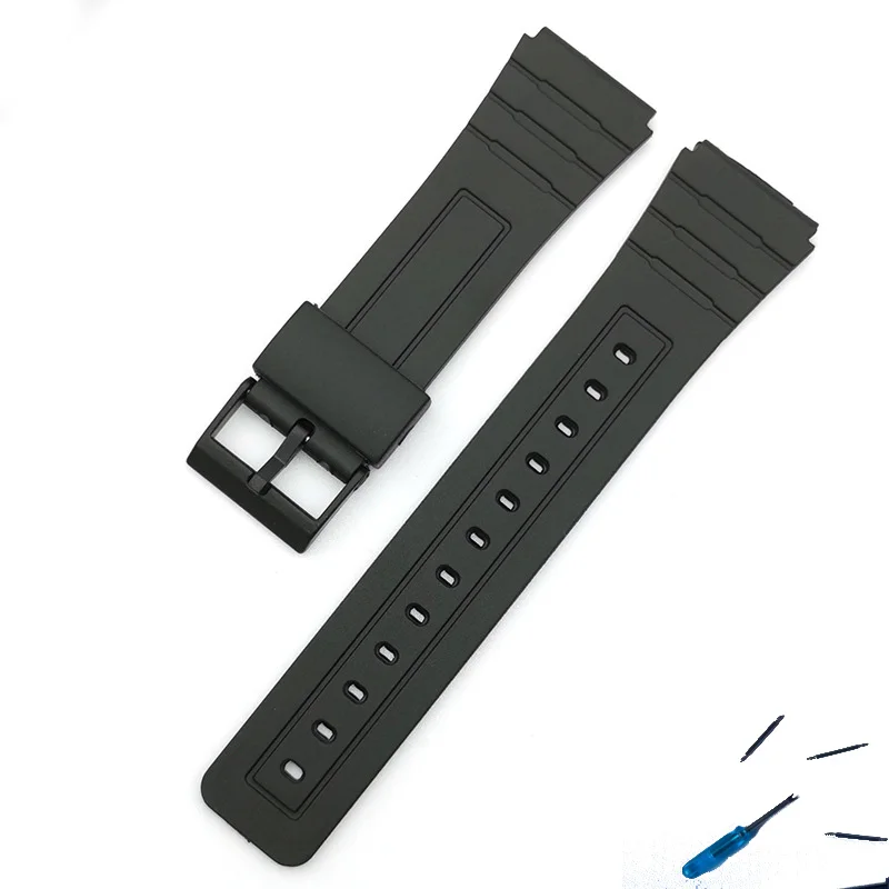 

New Silicone Strap for-Casio AE-1000w AQ-S810W SGW-400H / SGW-300H Rubber Watchband Pin Buckle Strap Watch Wrist Bracelet Black