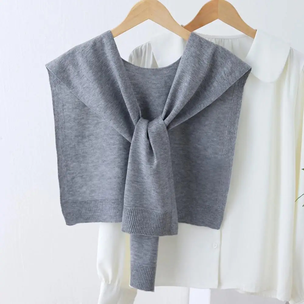 100% Wool Korean Style Knitted Scarf Shawls Women Winter Warm Headscarf Shawl Ladies Neckerchief Echarpe Women's Outerwear Coat