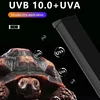 UVA+UVB Reptile Full Spectrum LED Light Turtle Lizard Snake Sunbathe Heat Lamp 4W/8W/12W Reptiles Calcium Supplement Lights Tube 4