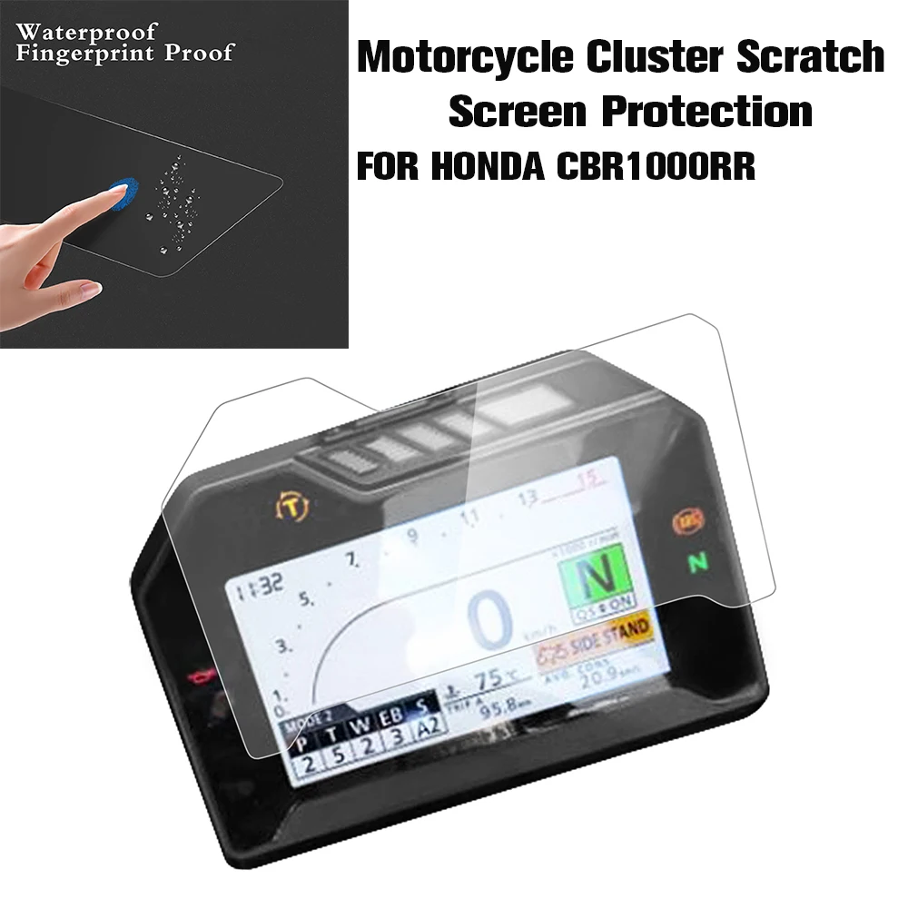 

For Honda CBR1000RR CBR1000 RR CBR 1000 RR 2017 2018 Motorcycle Scratch Cluster Screen Dashboard Instrument Film Protector