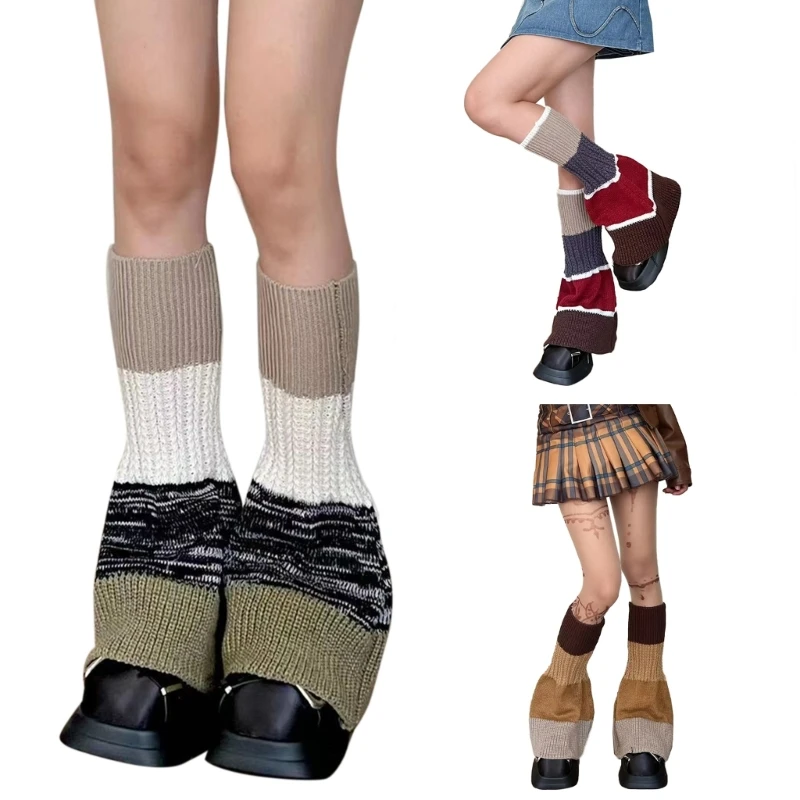 

Flared Warm Leg Warmers Fashionable Y2K Leg Covers Streetwear Leg Boot Sleeve