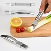 304 Stainless Steel Shred Silk The Knife Curved Handle Kitchen Food Speedy Chopped Green Onion Knife Creative Kitchen Gadget 5