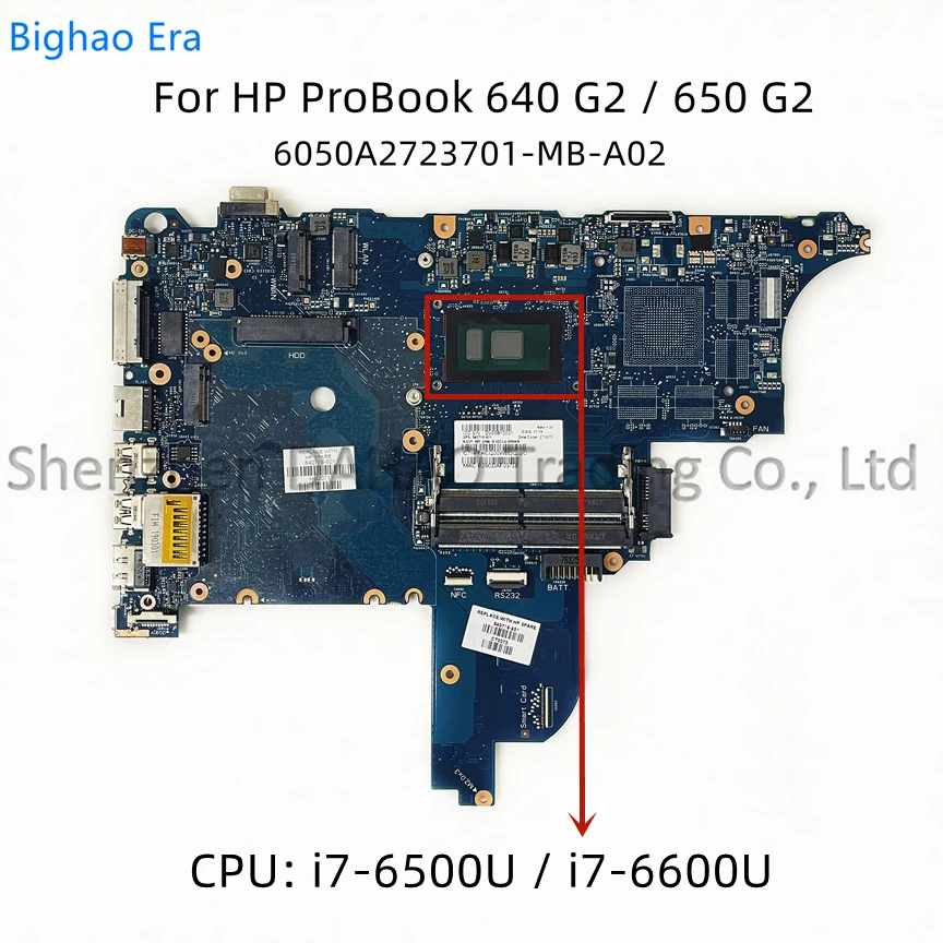 para hp Probook 640 g2 650 g2 Laptop Motherboard com Cpu i3 i5 i7 Ddr4 Sps:852724001 840717601 840716-001 6050a2723701-mb-a02 - Imagem 2