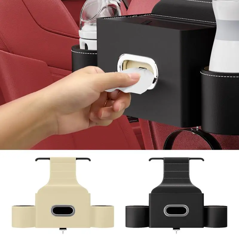 

Car Seat Back Organizer Wear-Resistant Seat Back Organizers Cell Phone Holder Car Cup Holder Car Organizer For Convenience &