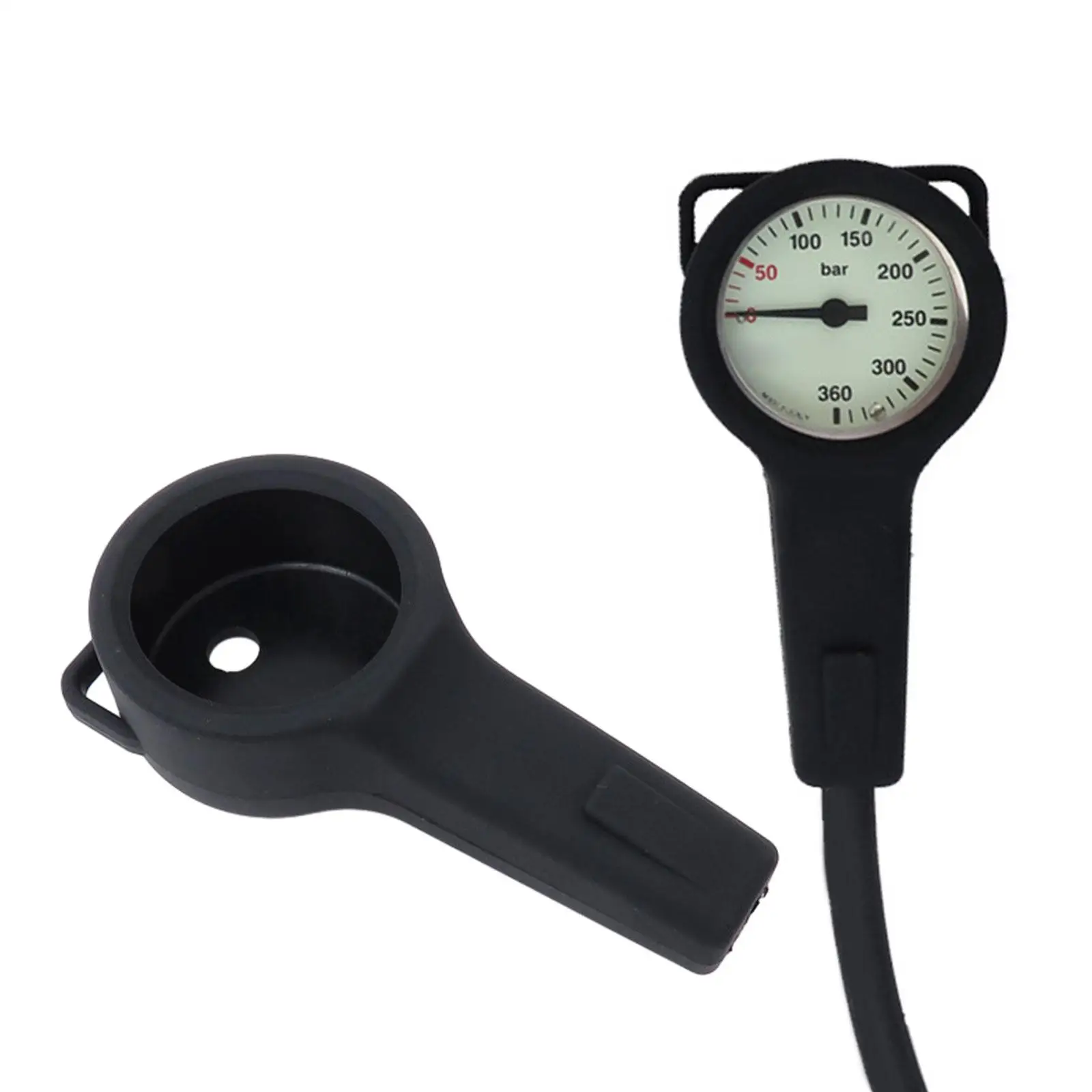 Scuba Pressure Gauge Boot Scuba Diving Submersible Pressure Gauge Protector Epdm Rubber Protective Cover
