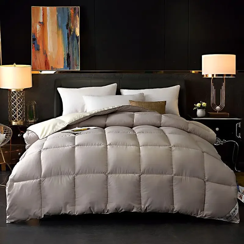 Duvet Comforter Goose Down Duck Quilt Winter Throw Blanket King Queen Full Size bed comforter