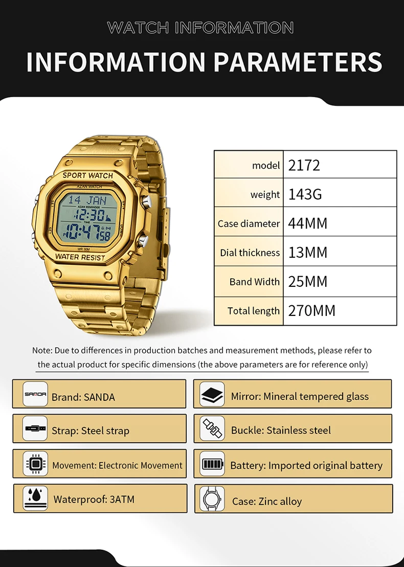Orologio da polso digitale di lusso da uomo, orologio da polso alla moda, orologio antiurto con conto alla rovescia, impermeabile, con data e settimana, orologio da uomo_voghion.com