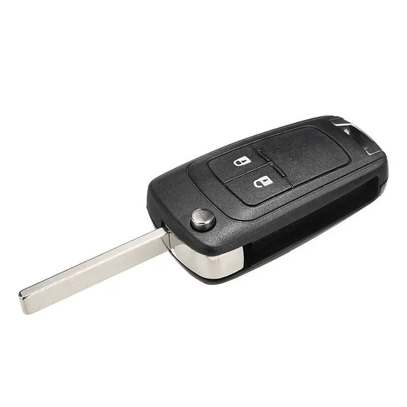 Replacement 2 Button Rubber Pad Key Shell For Chevrolet For Cruze 2010-2013 Orlando Flip Remote Car Key Fob Case Cover