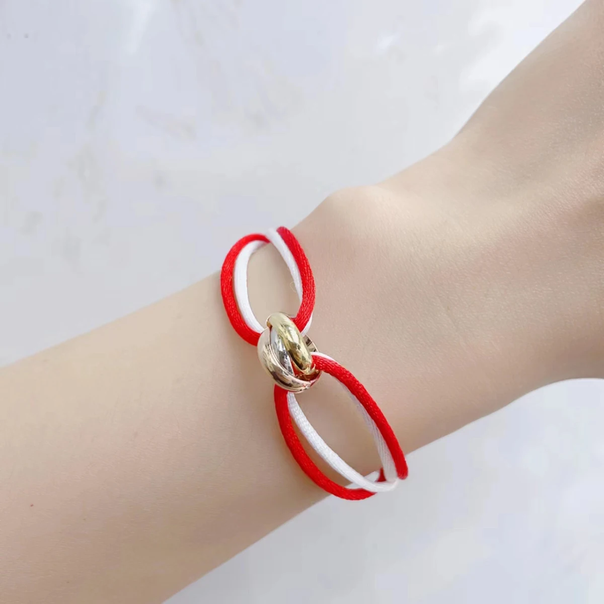 Fashion Rope Bracelet with Creative Colorblock Design - Men's & Women's Accessory Gift