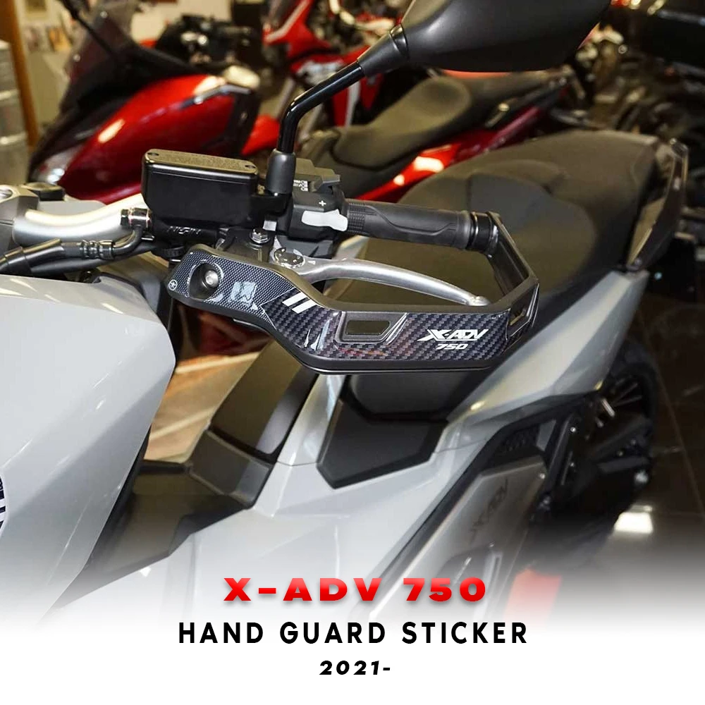 Motorcycle Original Handguard Hand guard Extended 3D Stickers FOR HONDA X-ADV 750 XADV750 XADV750 2021 - sticker