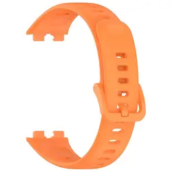 Sport Silicone Wrist Strap - Soft Replacement Band for Smartwatch Accessories (B-orange)
