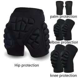 Children's Sports Protective Gear Set: Hip Protector Pants & Pads - XXL (Hip-knee-elbow-palm)